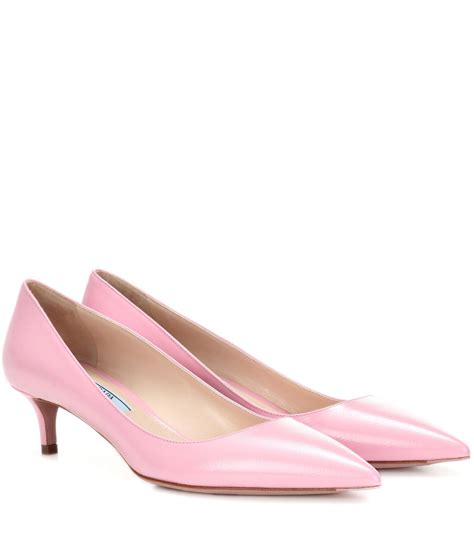 prada heels pink|prada kitten heel boots.